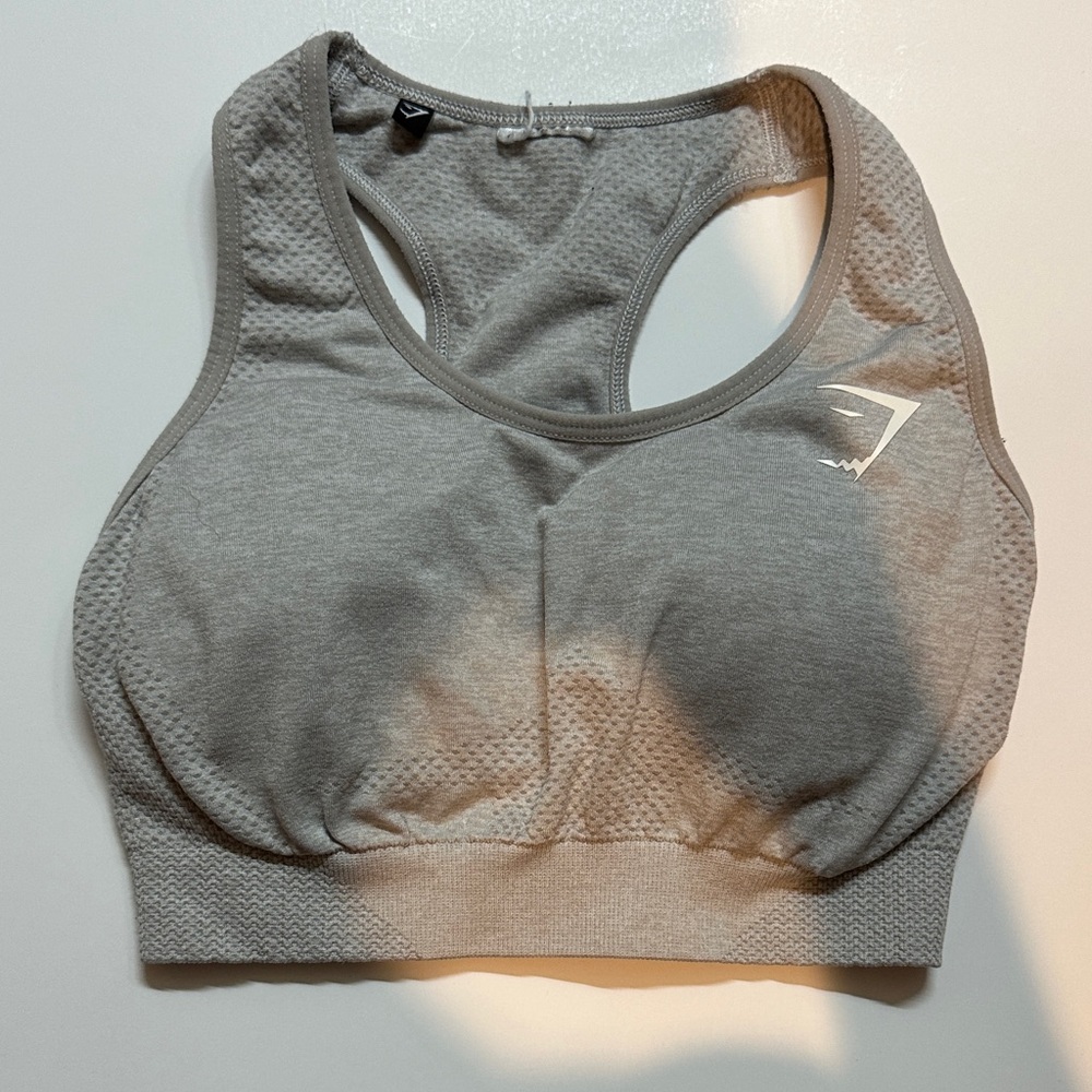 Gymshark Light Gray Sports Bra